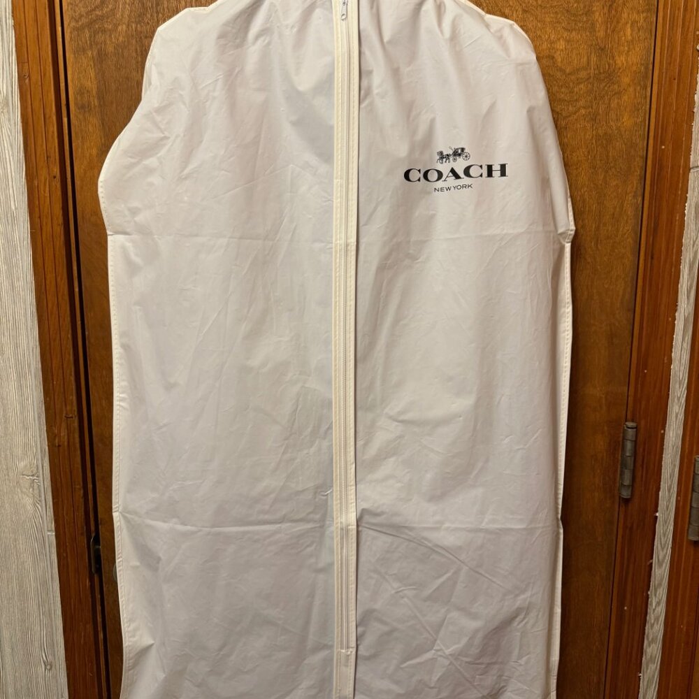 Coach Ruby Red Solid Mid Trench Coat - image 7